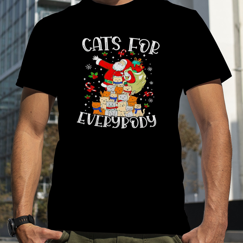 Santa Claus cats for every body Christmas shirt