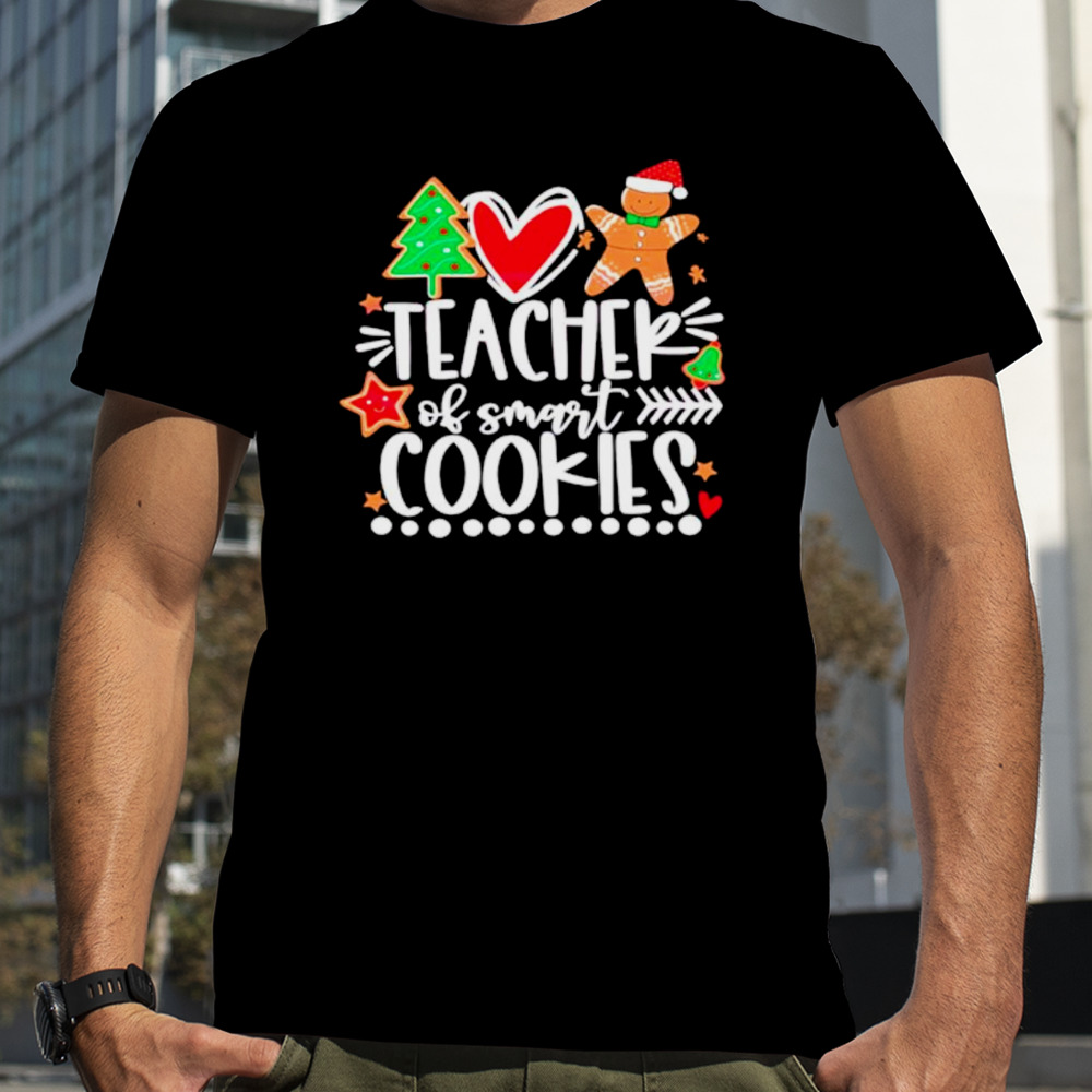 Teacher of smart cookies Christmas tree shirt