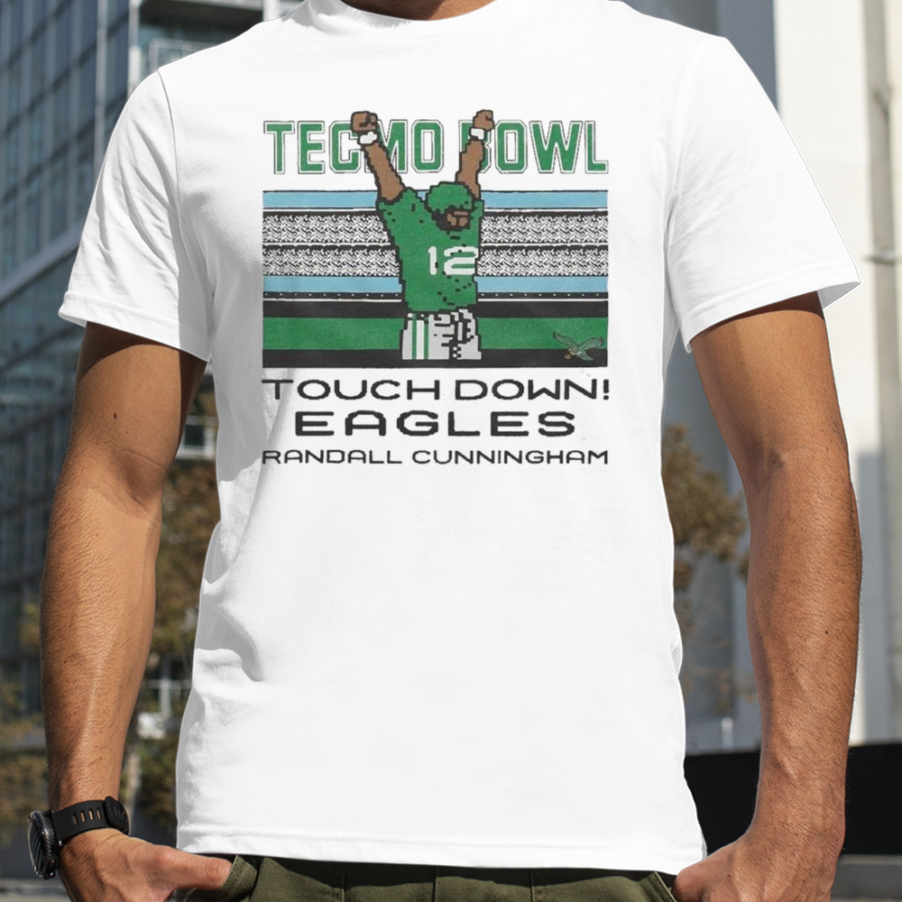 Tecmo Bowl Touch down Eagles Randall Cunningham Shirt