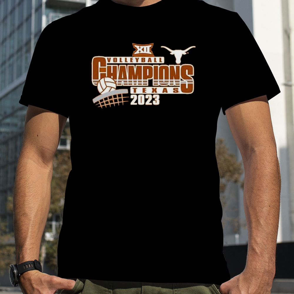 Texas Longhorns 2023 Big 12 Women’s Volleyball Regular Season Champions Locker Room T-Shirt