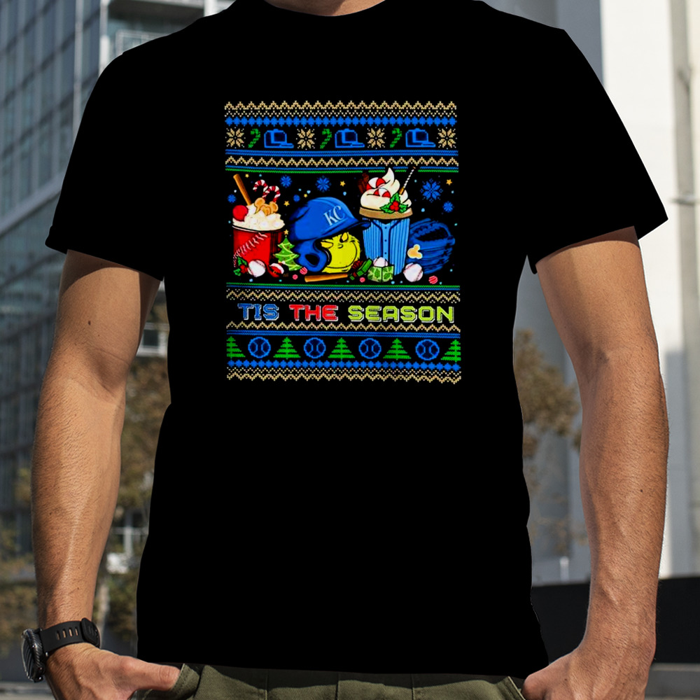 The Grinch Kansas Jayhawks Tis The Damn Season Ugly Christmas T-shirt