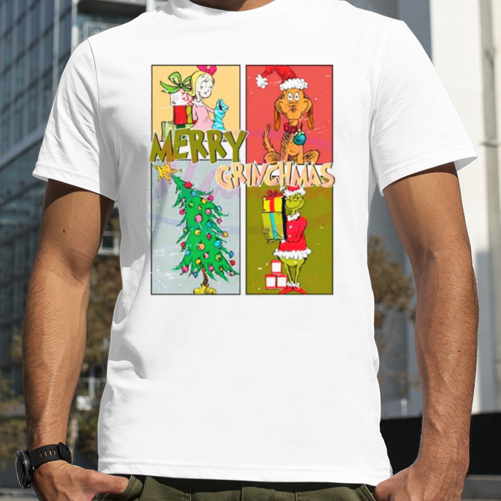 The Grinch merry grinchmas characters vintage shirt