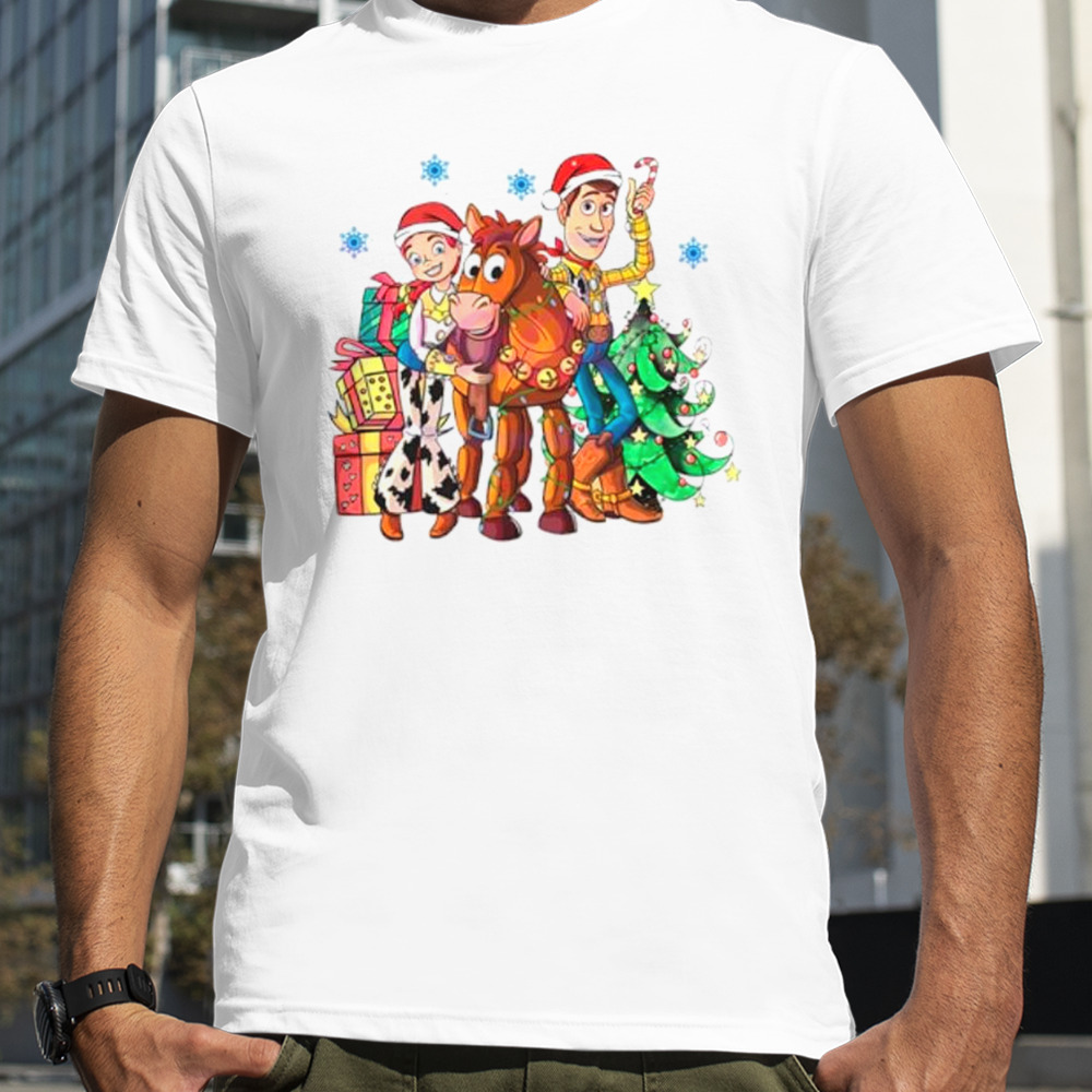 Toy Story Christmas Jessie Woody shirt