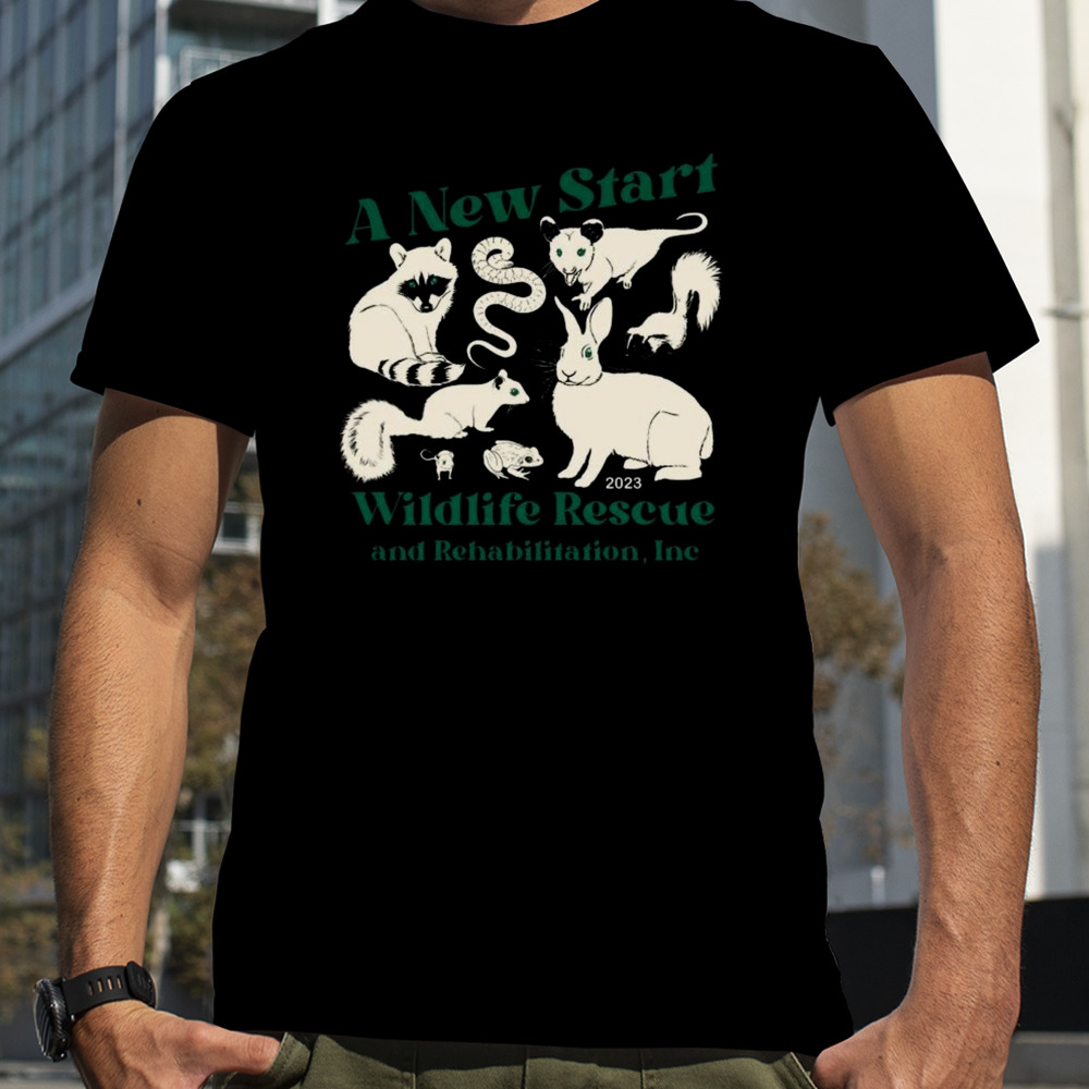 Wildlife Rescue Critters By A New Start Wildlife Rescue & Rehabilitation T-shirt