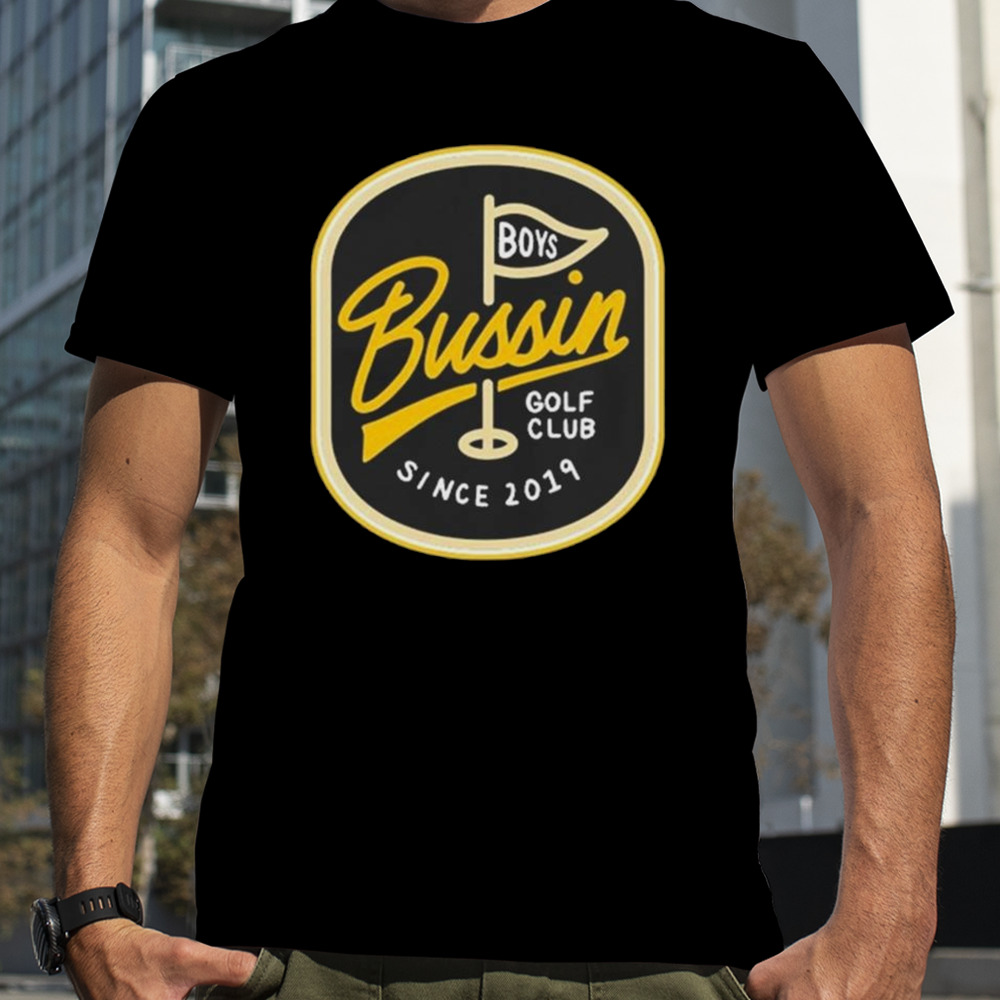 Will Compton Bussin Golf Club Pin Flag T-shirt