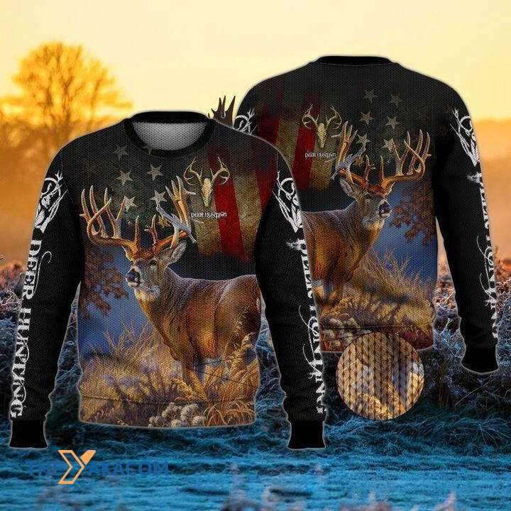 Ugly hunting christmas outlet sweaters