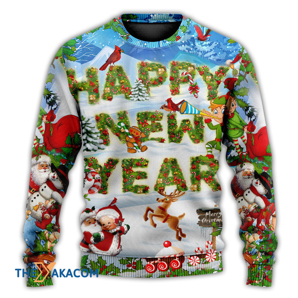 Happy new 2024 year sweater