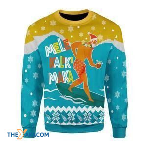 Christmas Mele Kalikimaka Gift For Christmas Ugly Christmas Sweater