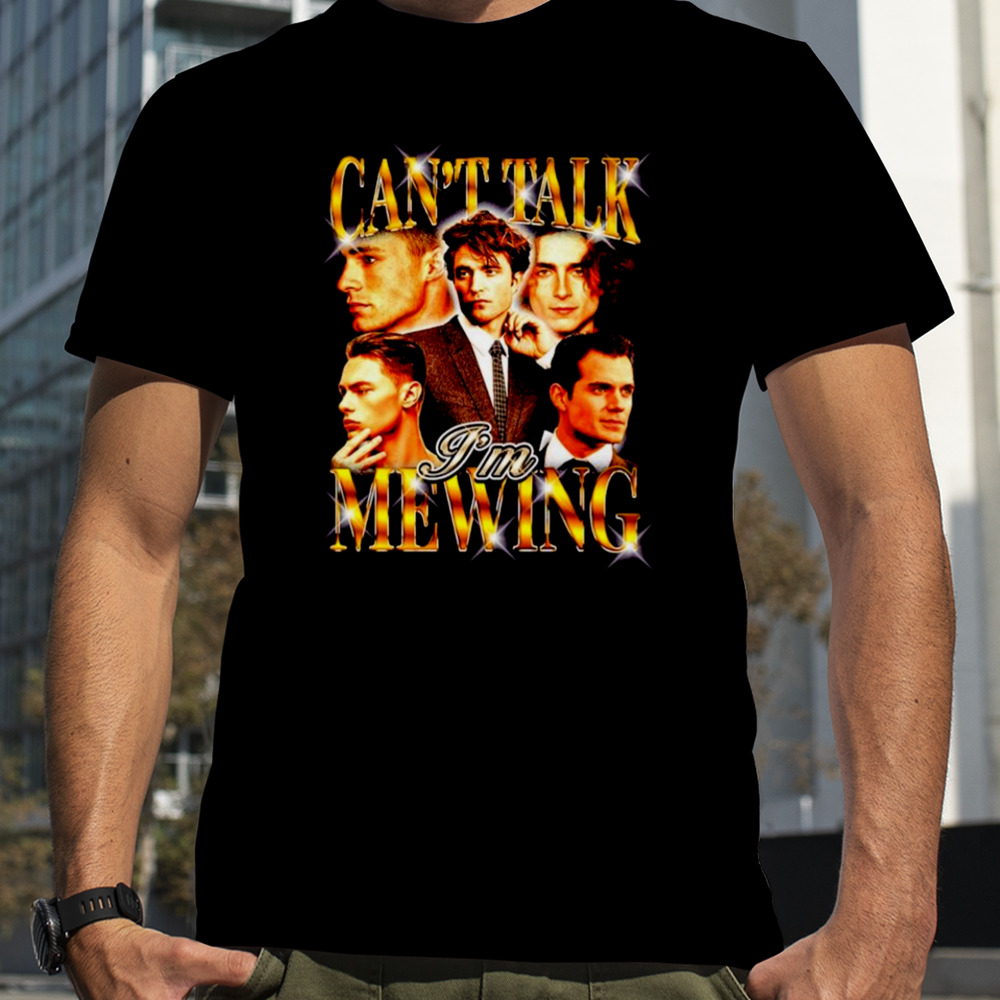 Edward Cullen can’t talk I’m mewing shirt