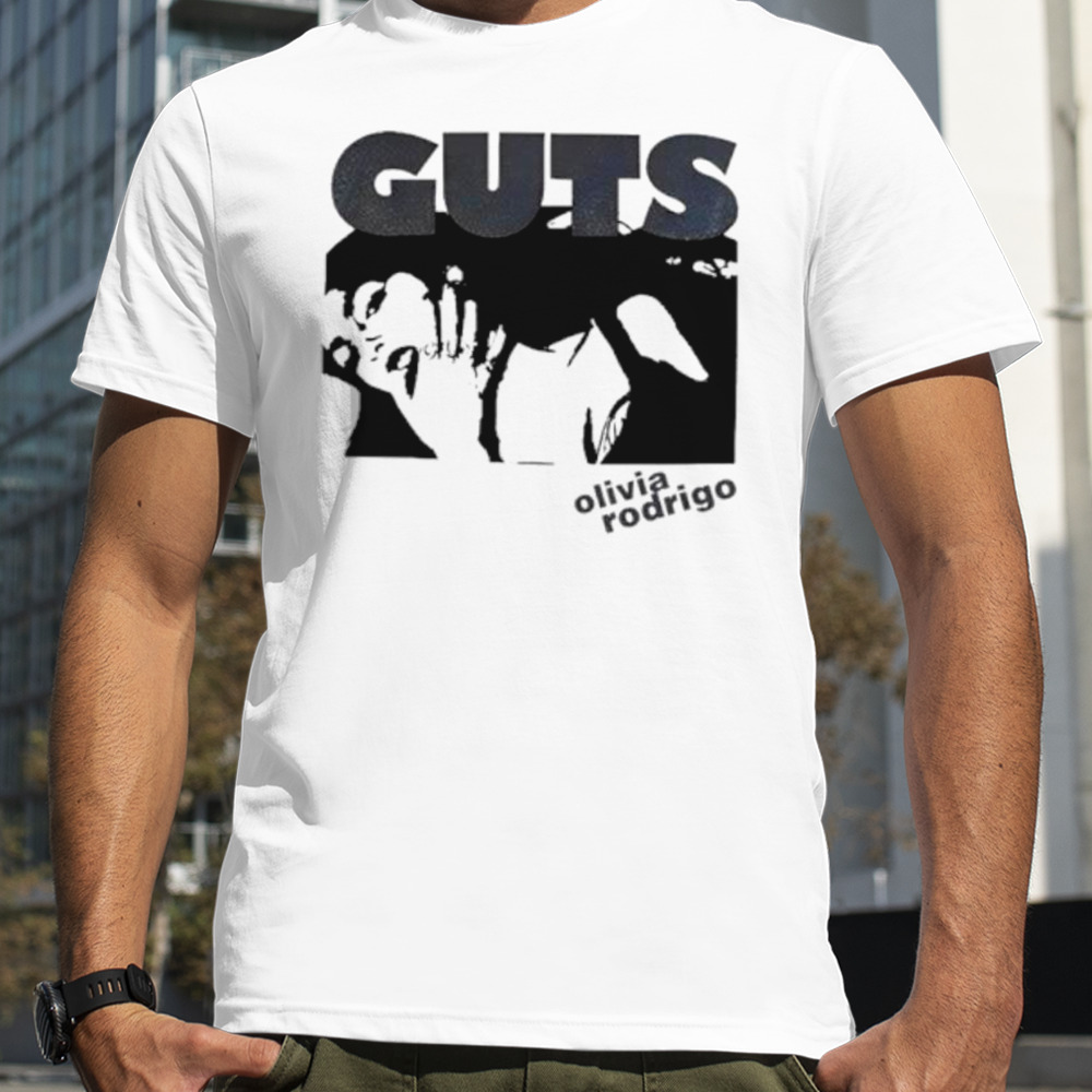 Glittering Guts black and white shirt