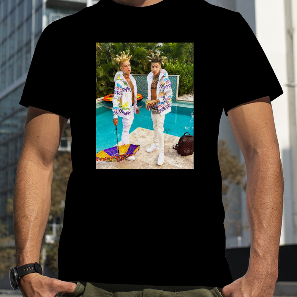 Island Boys Drip Check shirt