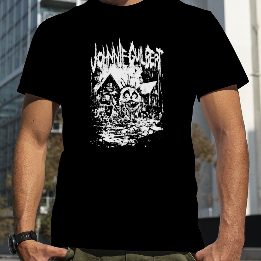 Johnnie Guilbert Haunted House Bubble T-shirt