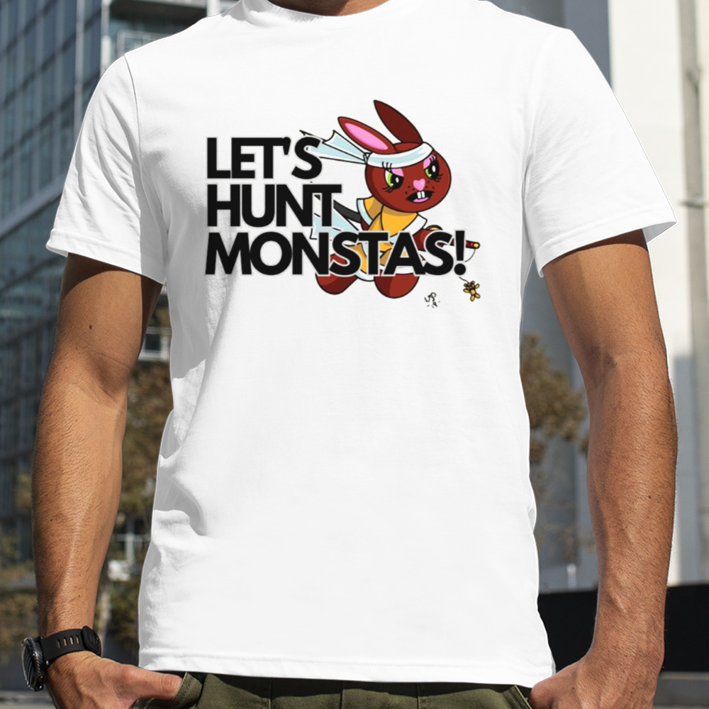 Let’s Hunt Monsters Rabbit Samurai shirt