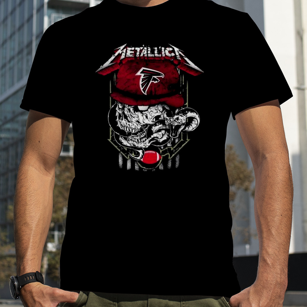 Metallica Skull Snake Atlanta Falcons USA T-Shirt