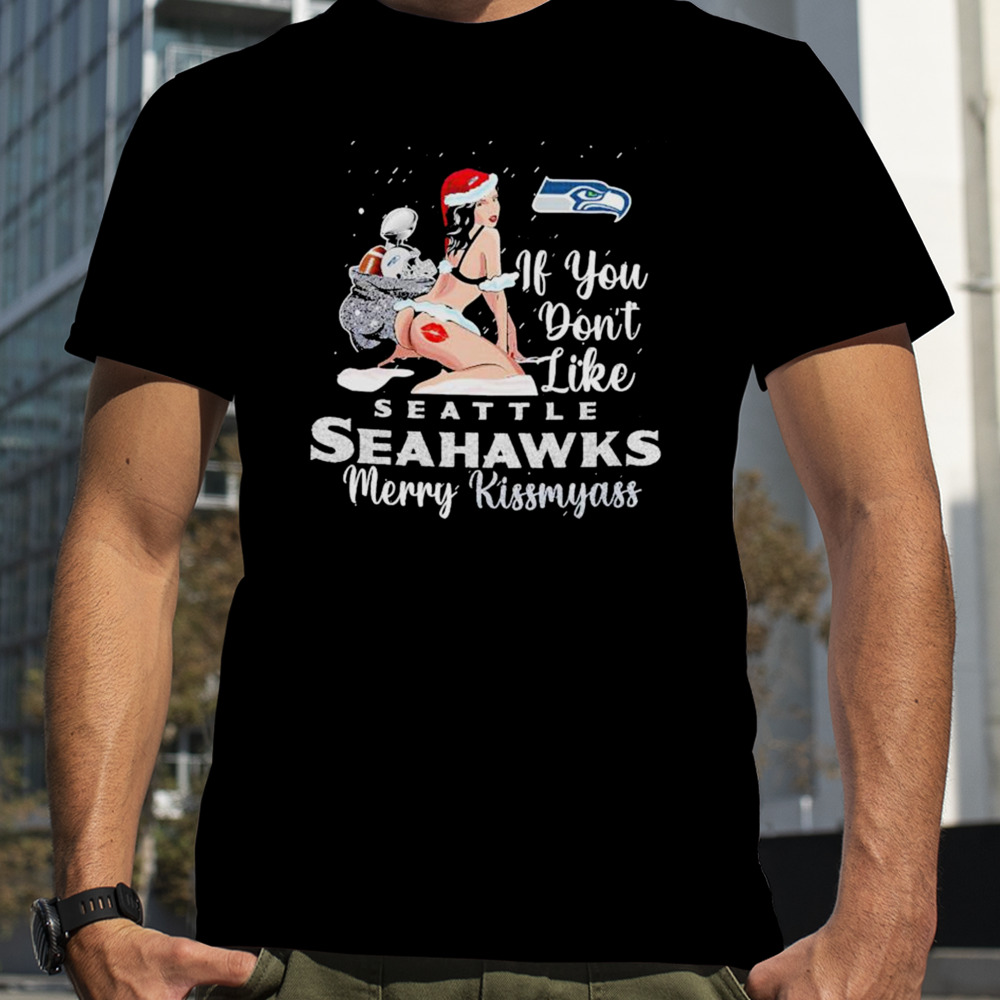 Seattle Seahawks Merry Kissmyass Christmas Ugly Sweater