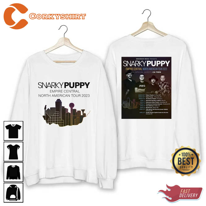 Snarky Puppy 2 Side North American Tour 2023 Tee Shirt