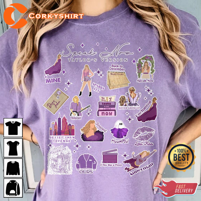 Speak Now Iconic Album From The Vault Eras Tour Taylors Version Swiftie T-Shirt