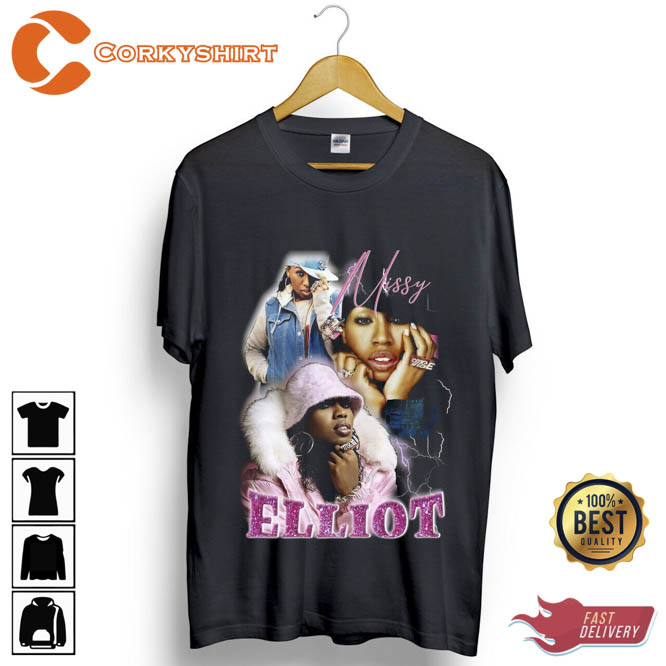 The Missy Elliott Black Vintage Unisex T-Shirt