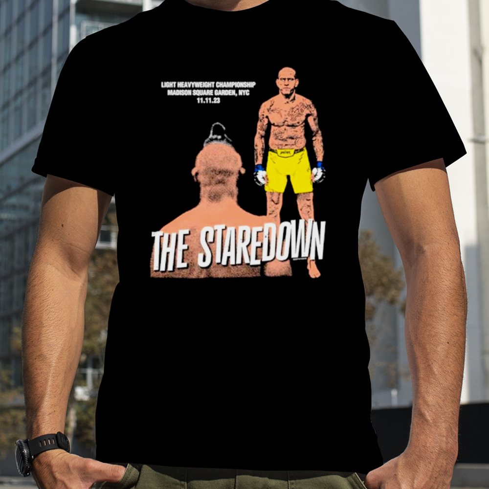 The Staredown Light Heavyweight Championship Madison Square Garden T-Shirt