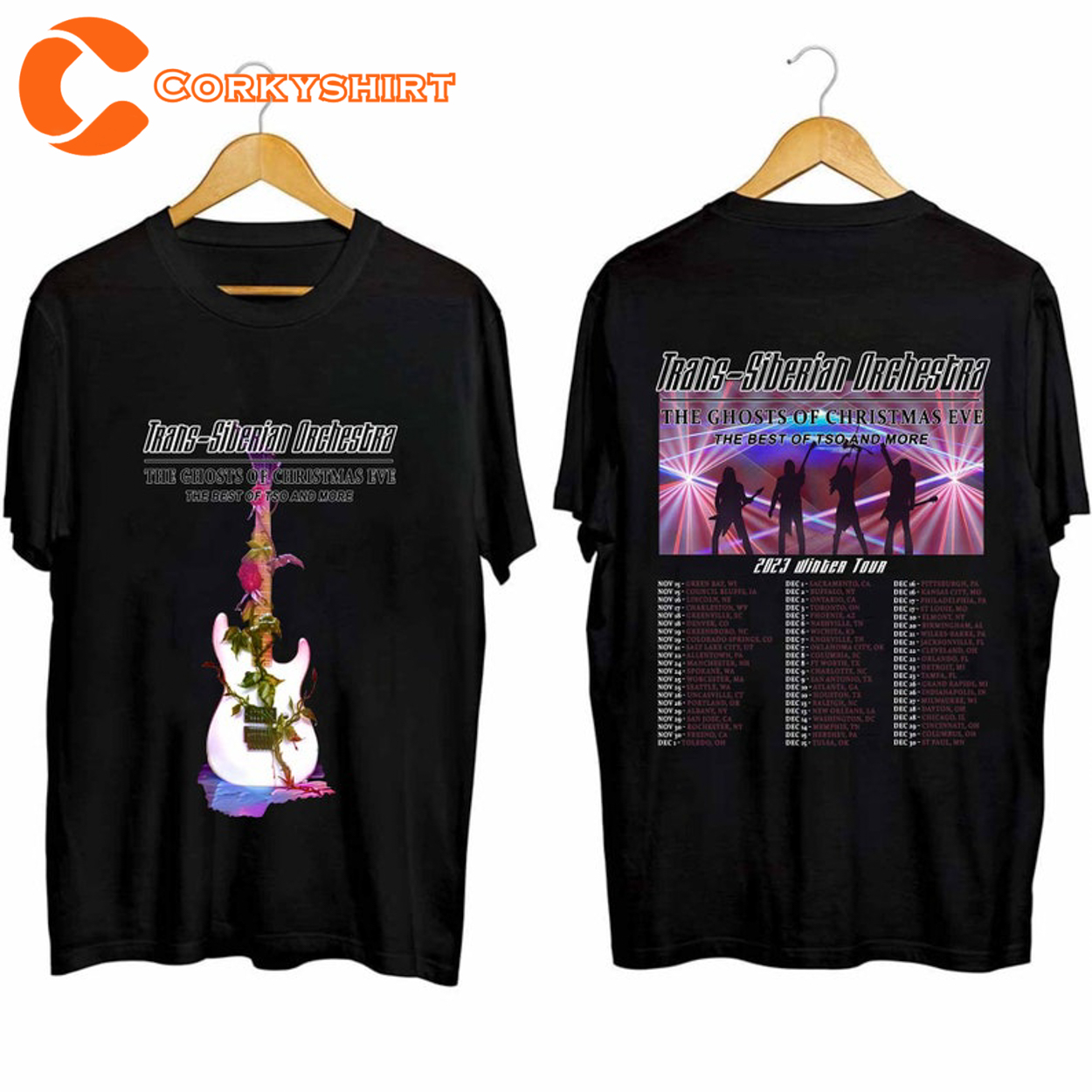 Trans Siberian Orchestra 2023 Winter Tour The Ghosts Of Christmas Eve Shirt