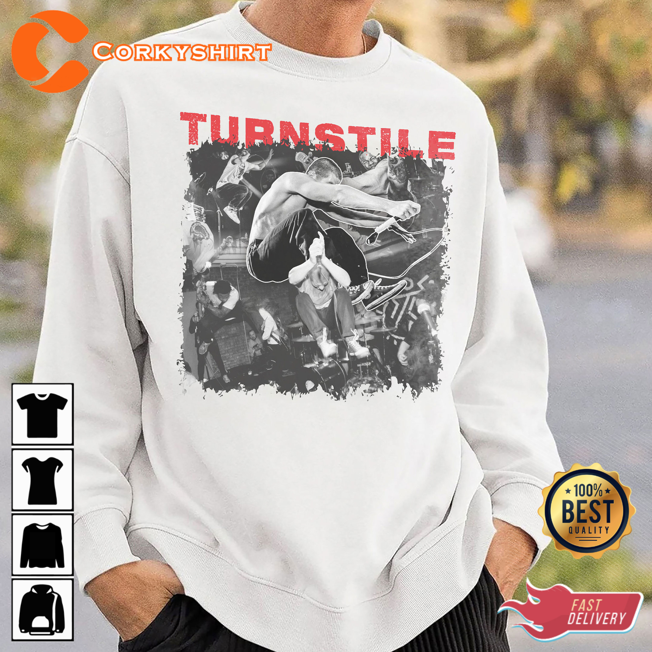 Turnstile Band Sweatshirt Hardcore Punk Band Turnstile Fan