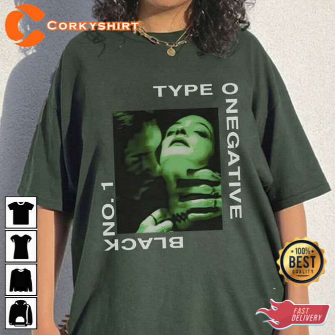 Type O Negative Steele Hickey Silver Abruscato Black No 1 T-Shirt