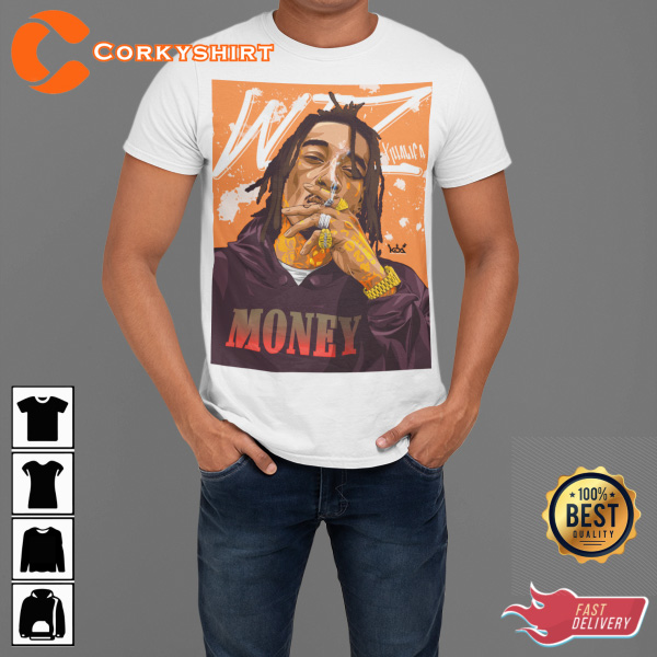 Wiz Khalifa Gift for Fans Hip Hop Rap Tee