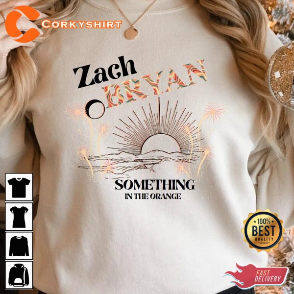 Zach Bryan Something In The Orange Country Music American Heartbreak Sweatshirt