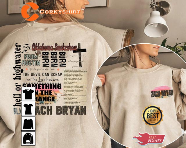 Zach Bryan Tour 2023 American Heartbreak Tour Unisex Sweatshirt