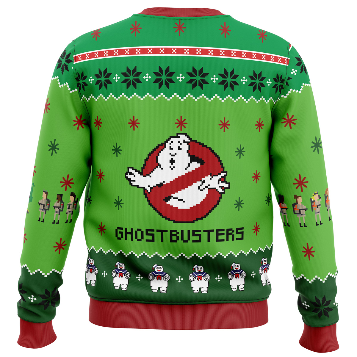 Ghostbusters Ugly Christmas Sweater - Chow Down Movie Store