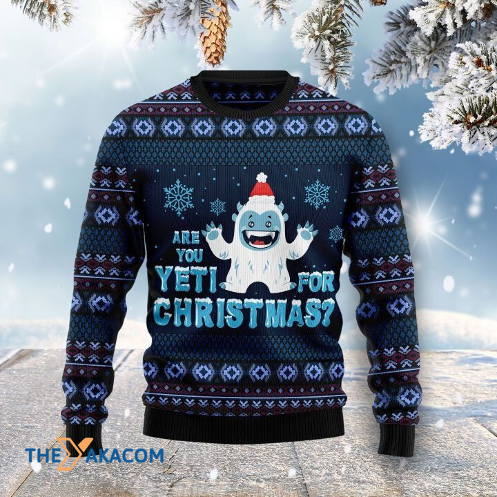 Lovely Winter Ghost Are You Yeti For Christmas Gift For Christmas Ugly Christmas Sweater