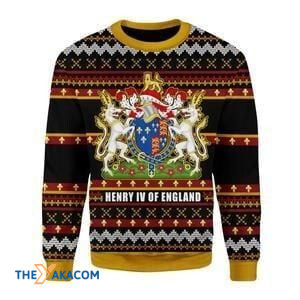 Mascot Of Henry IV Of England Gift For Christmas Ugly Christmas Sweater