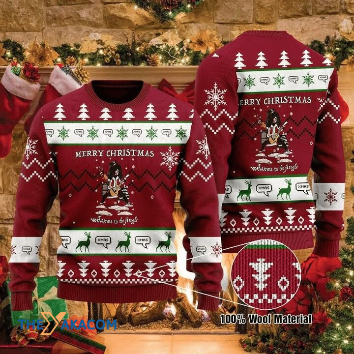 Merry Christmas Welcome To Jingle Of The Year Gift For Christmas Ugly Christmas Sweater