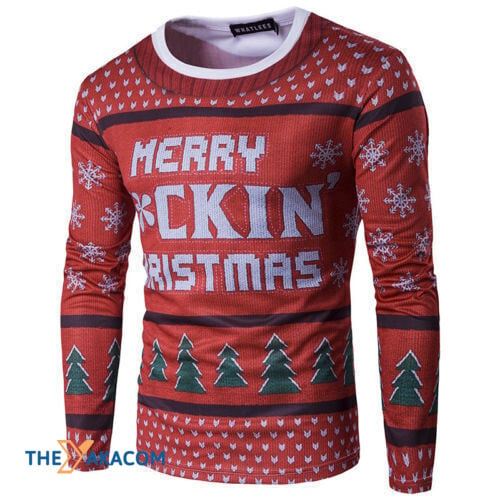 Merry F Xmas Awesome Gift For Christmas Ugly Christmas Sweater