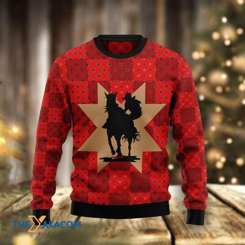 Merry Xmas Amazing Cowgirl Awesome Gift For Christmas Ugly Christmas Sweater