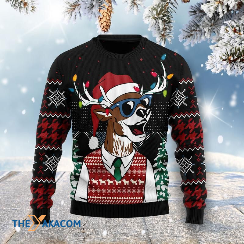 Merry Xmas Amazing Deer Awesome Gift For Christmas Ugly Christmas Sweater