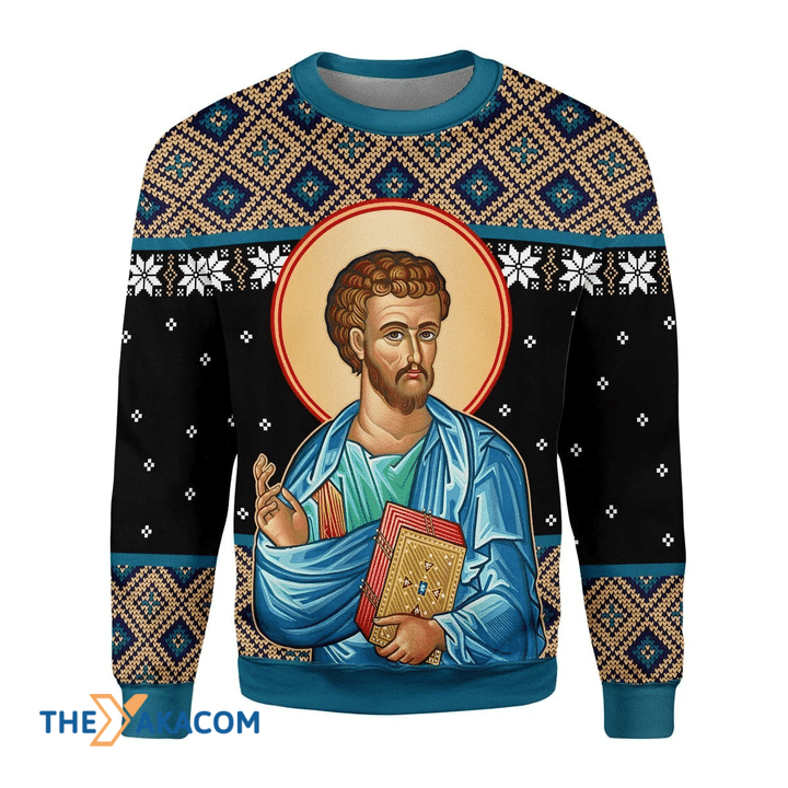 Merry Xmas Amazing St. Luke Awesome Gift For Christmas Ugly Christmas Sweater