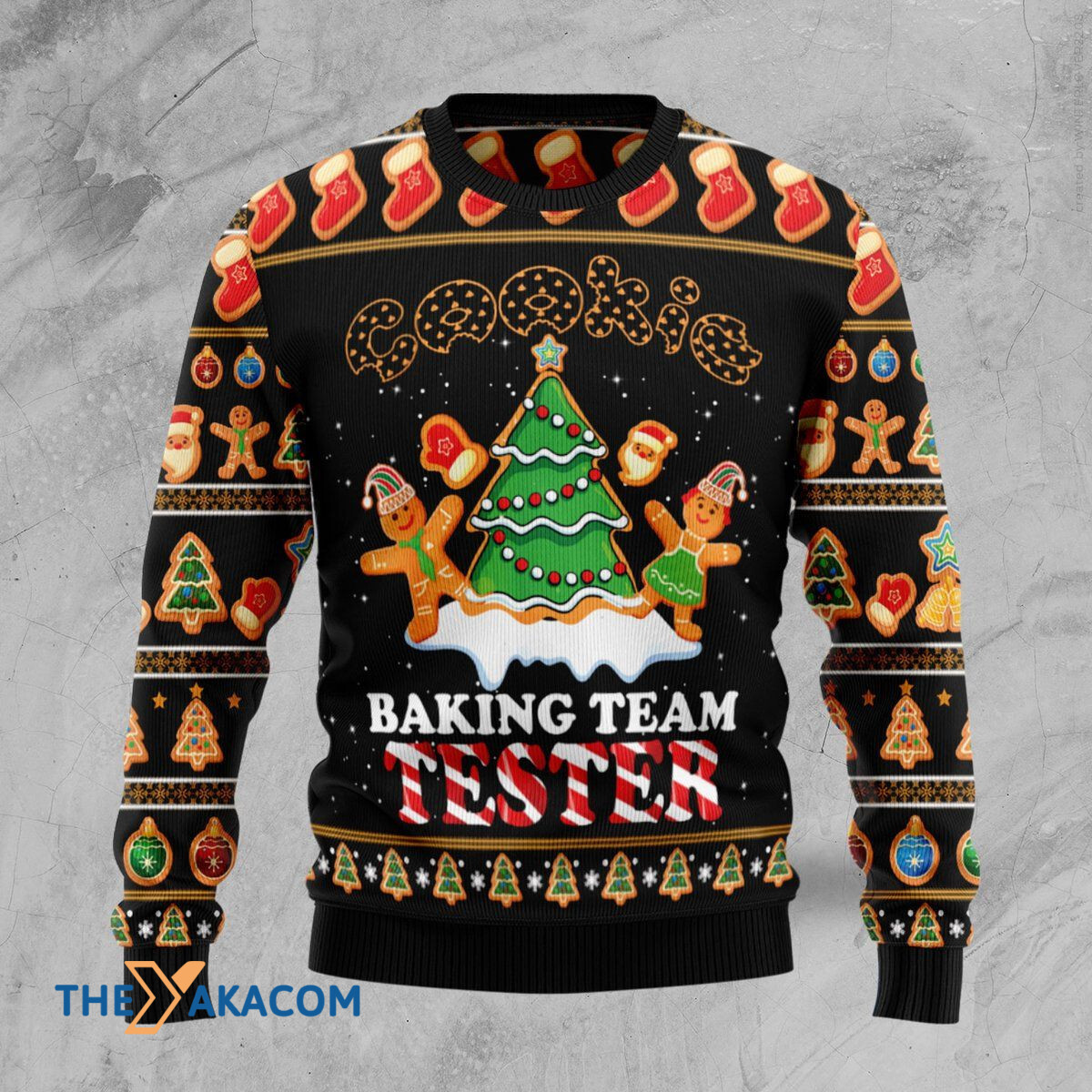 Merry Xmas Baking Team Tester Awesome Gift For Christmas Ugly Christmas Sweater