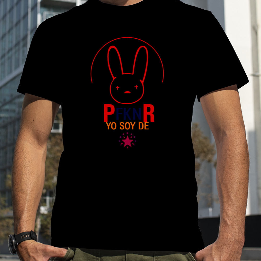 Bad Bunny Logo Yo Soy De P Fkn R shirt