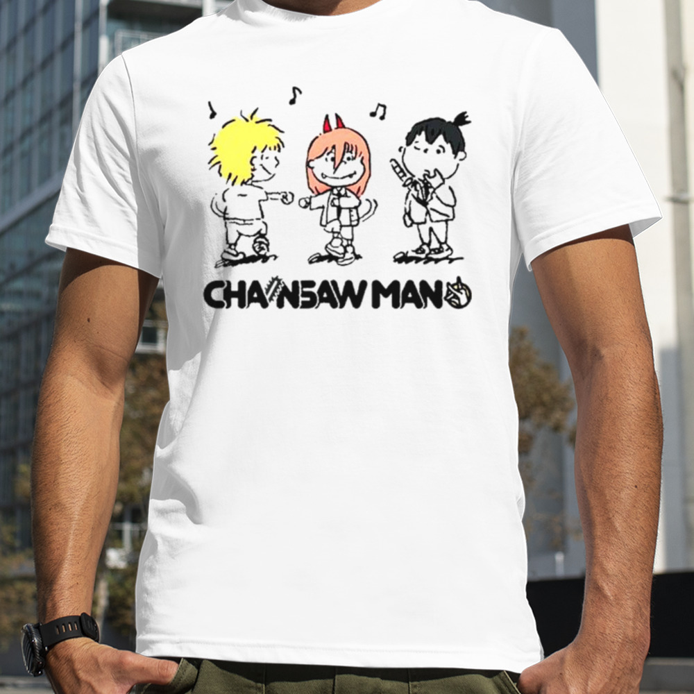 Chainsaw Man X The Peanuts Art shirt