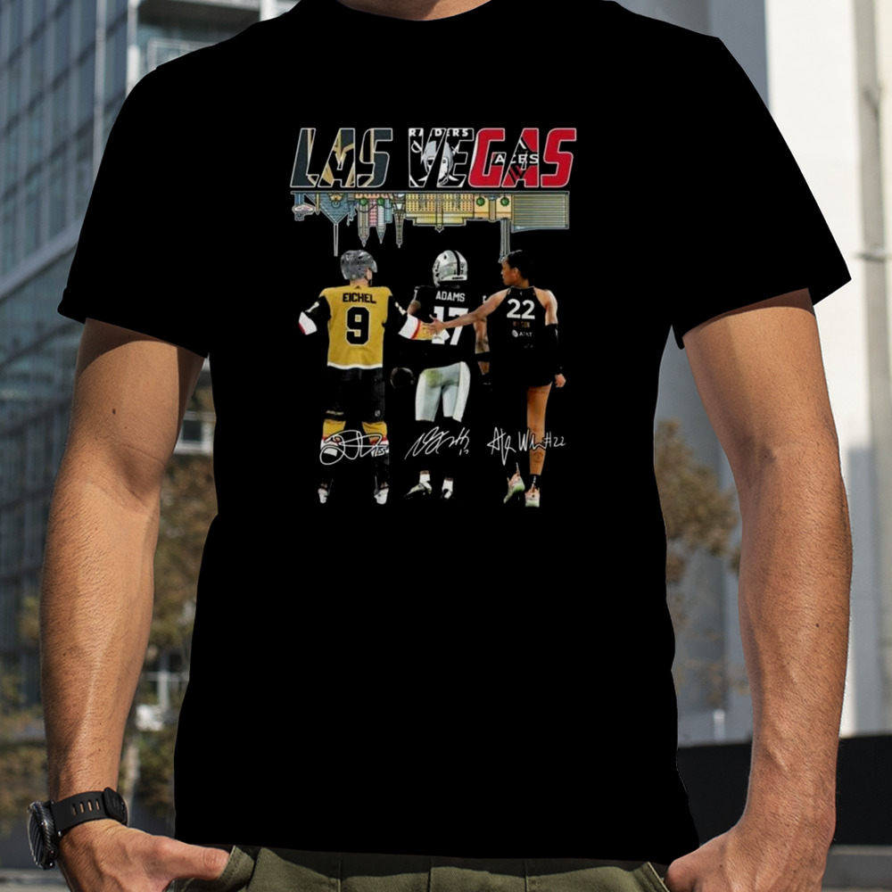 City Las Vegas Fan Win Or Lose Signatures T-shirt