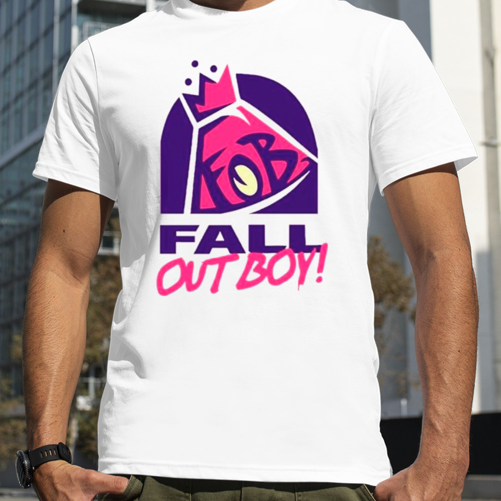 Fall out boy taco bell parody logo shirt