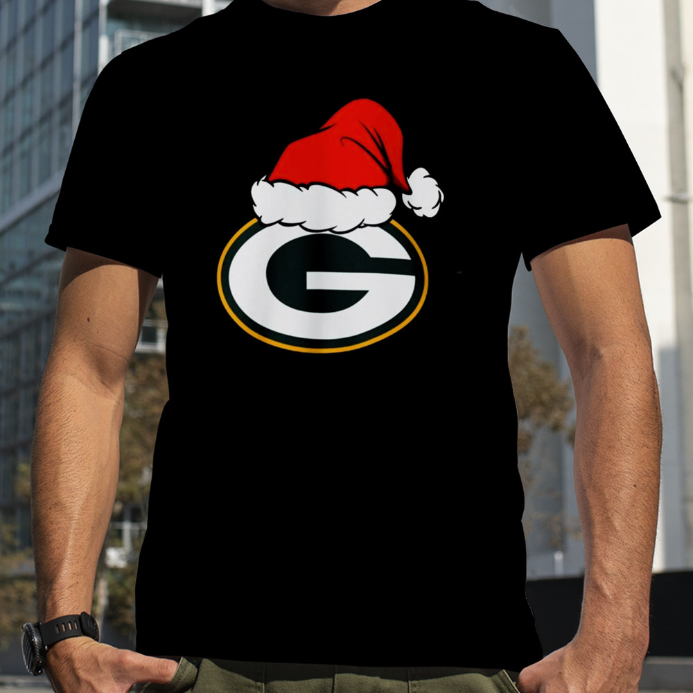 Green Bay Packers logo Santa Hat Christmas 2023 Shirt