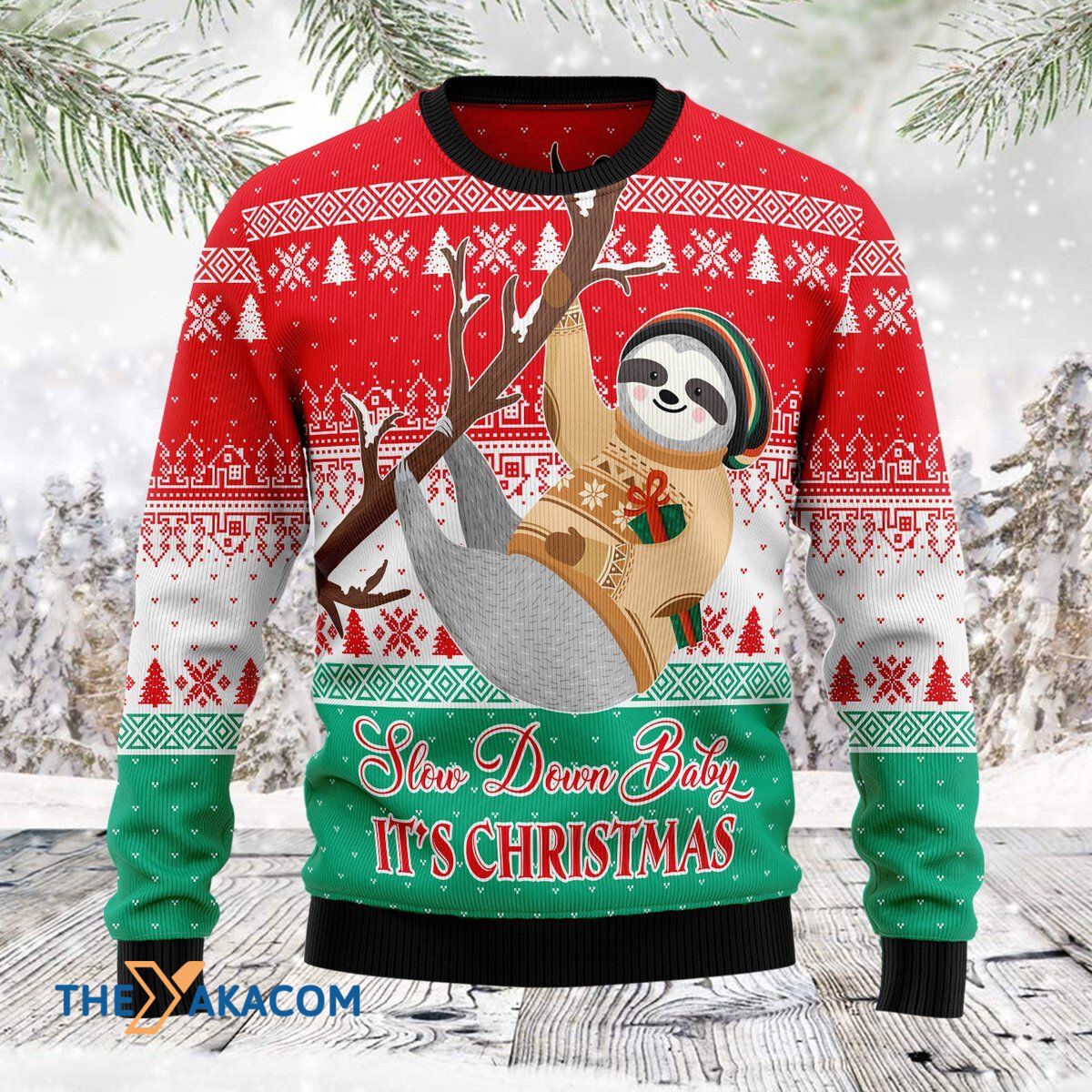 Merry Xmas Cat Santa Clause Awesome Gift For Christmas Ugly Christmas Sweater