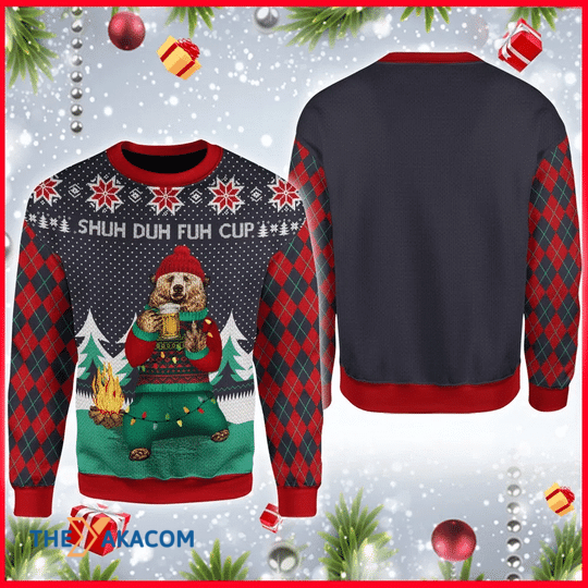 Merry Xmas Christmas Band We Bare Beer Gift For Christmas Party Ugly Christmas Sweater