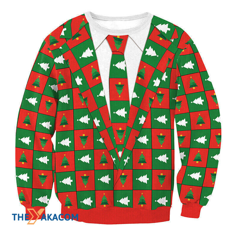 Merry Xmas Christmas Tree Blazer Awesome Gift For Christmas Ugly Christmas Sweater