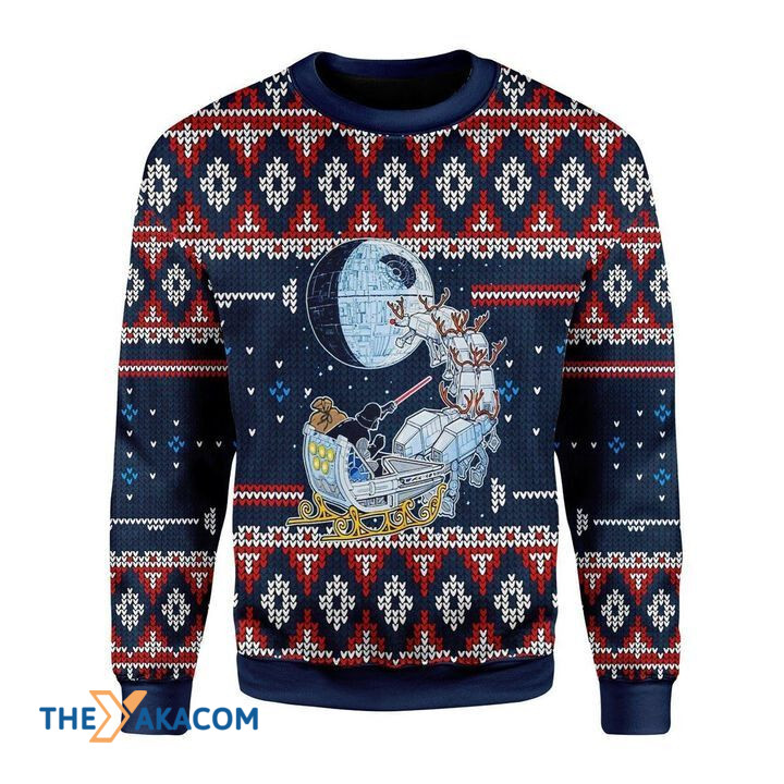 Merry Xmas Darth Santa Awesome Gift For Christmas Ugly Christmas Sweater