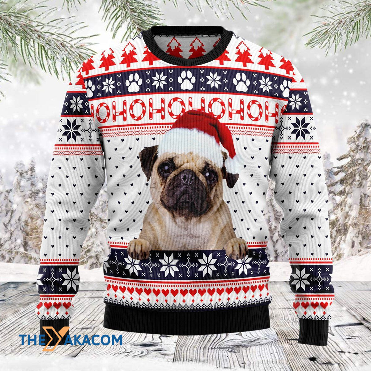 Merry Xmas Dog Lover Special Pug Awesome Gift For Christmas Ugly Christmas Sweater