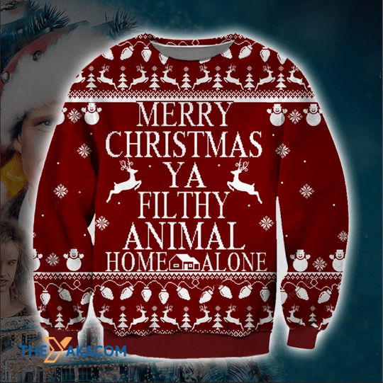 Merry Xmas Filthy Animal Home Alone Gift For Christmas Party Ugly Christmas Sweater