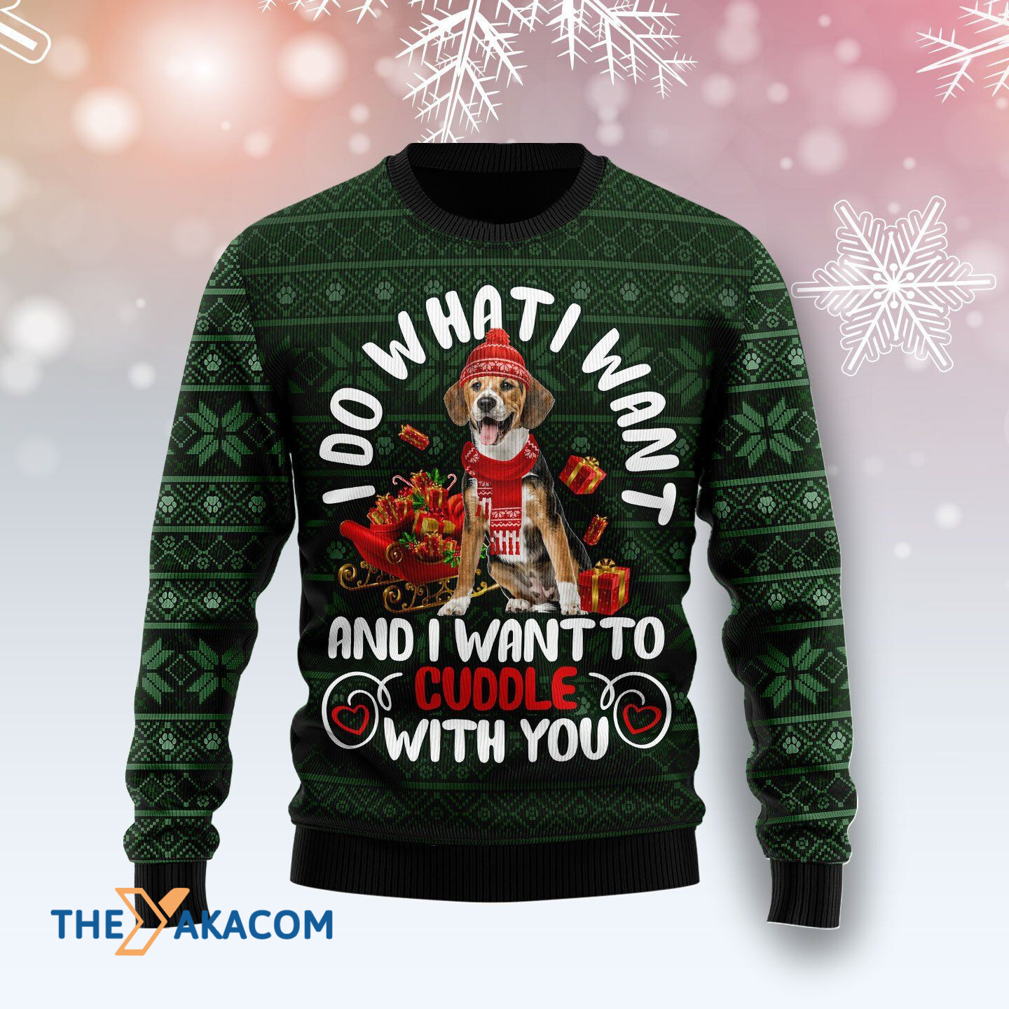 Merry Xmas For Dog Lovers Beagle I Do What I Want Awesome Gift For Christmas Ugly Christmas Sweater